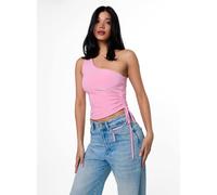 Pink Vanilla Asymmetric Top Pink L