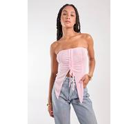 Pink Vanilla Butterfly Effect Top In Light Pink Light Pink M