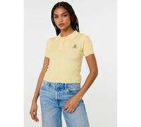 Pink Vanilla Cherub Cable Knit Top - M-L - Light Yellow