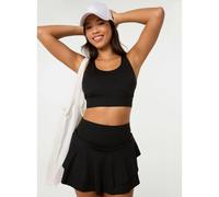 Pink Vanilla Crossback Active Crop Top - S - Black