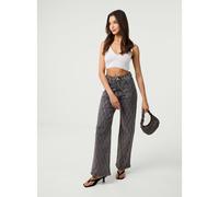 Pink Vanilla Diamante Jeans - UK 8 - Black