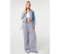 Pink Vanilla Distressed Cropped Denim Jacket - M - Light Blue