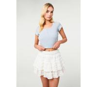 Pink Vanilla Ditsy Print T-Shirt - S-M - Blue