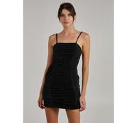 Pink Vanilla Glitter Ruched Mini Dress - UK 8 - Multicoloured