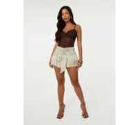 Pink Vanilla Hanky Hem Skirt - Green - M-L