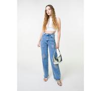 Pink Vanilla High Waist Glitter Jeans - UK 10 - Light Blue