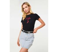 Pink Vanilla Hottie Chilli T-Shirt - S-M - Black