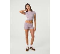 Pink Vanilla Jersey Stripe Top - S - Pink