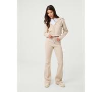 Pink Vanilla Pin Tuck Jersey Flares - L - Stone