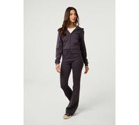 Pink Vanilla Pin Tuck Jersey Flares - S - Dark Grey