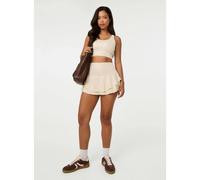 Pink Vanilla Ra Ra Active Skort - Stone - M