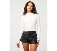 Pink Vanilla Ribbed Jumper - M-L - Ivory