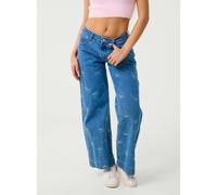 Pink Vanilla Ribbon Bow Jeans - UK 6 - Light Blue