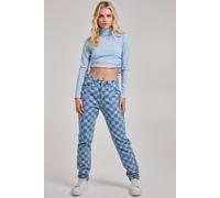 Pink Vanilla Ruched Crop Ribbed Top In Blue Blue L