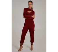 Pink Vanilla Slinky Luxe Pocket Joggers In Orange Orange M