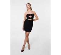 Pink Vanilla Slinky Twist Dress - S - Black