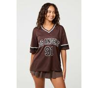 Pink Vanilla Sports Jersey - M-L - Brown