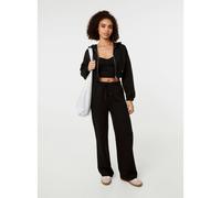 Pink Vanilla Straight Leg Joggers - S-M - Black