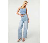 Pink Vanilla Studded Diamond Jeans - UK 14 - Light Blue