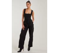 Pink Vanilla Women's Bandage Corset Bodysuit in Black | Size: 6 Pink Vanilla Black 6