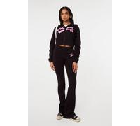 Pink Vanilla Women's Black Angel Slogan Joggers | Size: Large Pink Vanilla Black L