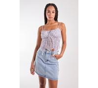 Pink Vanilla Women's Ditsy Print Butterfly Cami Top in Pink | Size: Large Pink Vanilla Pink L