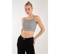 Pink Vanilla Women's Gingham Crop Top | Size: 12 Pink Vanilla Multicolor 12