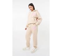 Pink Vanilla Women's Hot Girls Cuffed Joggers in Stone | Size: Medium Pink Vanilla Stone M