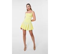 Pink Vanilla Women's Lemon Strappy Flippy Dress | Size: Large Pink Vanilla Lemon L