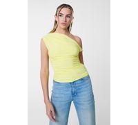 Pink Vanilla Women's Lemon Twist Shoulder Top | Size: Small Pink Vanilla Lemon S