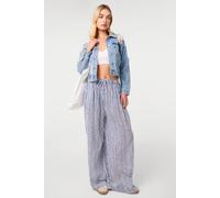 Pink Vanilla Women's Light Blue Distressed Cropped Denim Jacket | Size: XS Pink Vanilla Light Blue XS
