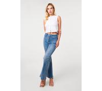Pink Vanilla Women's Light Blue Flared Jeans | Size: 14 Pink Vanilla Light Blue 14