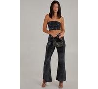 Pink Vanilla Women's Sparkle Bandeau in Black | Size: Medium Pink Vanilla Black M