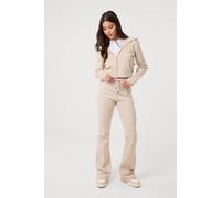 Pink Vanilla Women's Stone Pin Tuck Jersey Flares | Size: Large Pink Vanilla Stone L