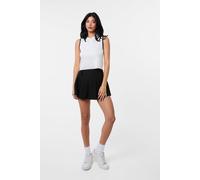 Pink Vanilla Women's White Half Zip Crop Polo Top With Contrast Piping | Size: Medium/Large Pink Vanilla White M/L