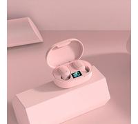 (pink) VAORLO Wireless Bluetooth 5.1 Headset Hifi Stereo Sound Sport In-Ear Earbuds With Microphone Handsfree Headphones