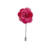 Pink Velvet Handmade Flower/Rose Lapel Pin, Blazer, Jacket, Buttonhole, Corsage, Boutonniere,