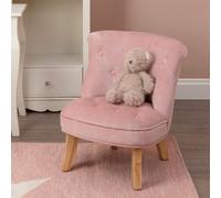 Pink Velvet Kids Chair | Estelle
