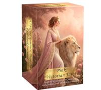 Pink Victorian Tarot Card Set, 78 Pieces, 13x8 cm, Romantic and Elegant Design, for Beginners, with Paper Instructions