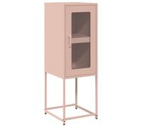 (pink) vidaXL Sideboard Mustard Yellow 36x39x107 cm Cold-rolled Steel storage cabinet