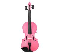 Pink Violin with Case, Coloured Violin for Beginners Kids, Violin with Bow, Rosin & Shoulder Rest (4/4 - FOR Above 11 Years Old)