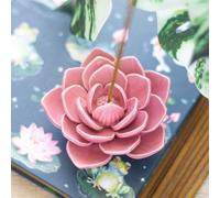 Pink Water Lily Incense Stick Holder