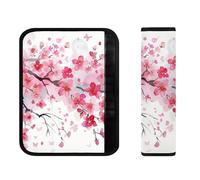 Pink Watercolour Cherry Blossom Seat Belt Pads, Comfortable Seatbelt Covers Seat Belt Accessories All Season Cover General Pads Soft Seatbelt Cover Protector Car Cushion