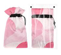 Pink Wave Flow Oxford Faucet Frost Guard - 2-Pack Waterproof Insulation Bag, 10-Hour Thermal Protection, Anti-Snow/Ice Cover, Winter Outdoor Tap Protector, Reusable