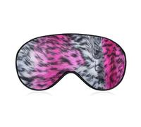 Pink White Black Tiger Stripe Print Animal Skin Sleep Eye Mask Blocks Light Cover Eyeshade for Men Women