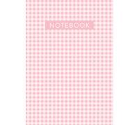 Pink & White Gingham, Designer Notebook, A5, Lined, 150 Pages, 90GSM, White Pages & Black Lines: Fashion Inspired Notebook, Organise Your Life in True Designer Style