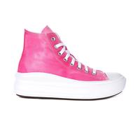 Pink White Junior Textile Trainers - female - Converse - Kids Sneakers - Pink - 37 1/2 EU - Kids 37 1/2 EU