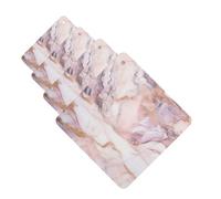 Pink White Marble Pattern Car Air Fresheners Cards 4 Pcs Hanging Fragrance Scented Cards Long-Lasting Car Aromatherapy Tablets for Wardrobe Bathroom Car Interior Mirror Pendant Gifts