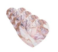 Pink White Marble Pattern Car Air Fresheners Cards 4 Pcs Hanging Fragrance Scented Cards Long-Lasting Car Aromatherapy Tablets for Wardrobe Bathroom Car Interior Mirror Pendant Gifts