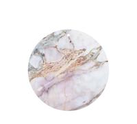 (Pink White Marble Pattern) Printed Paper Car Air Freshener Lavender Scented Hanging Odor Remover 10/40/100 Pcs for Vehicle Home Closet Wardrobe - Round Shape